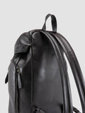 RARE 047 - Black Leather Backpack Officine Creative - 6