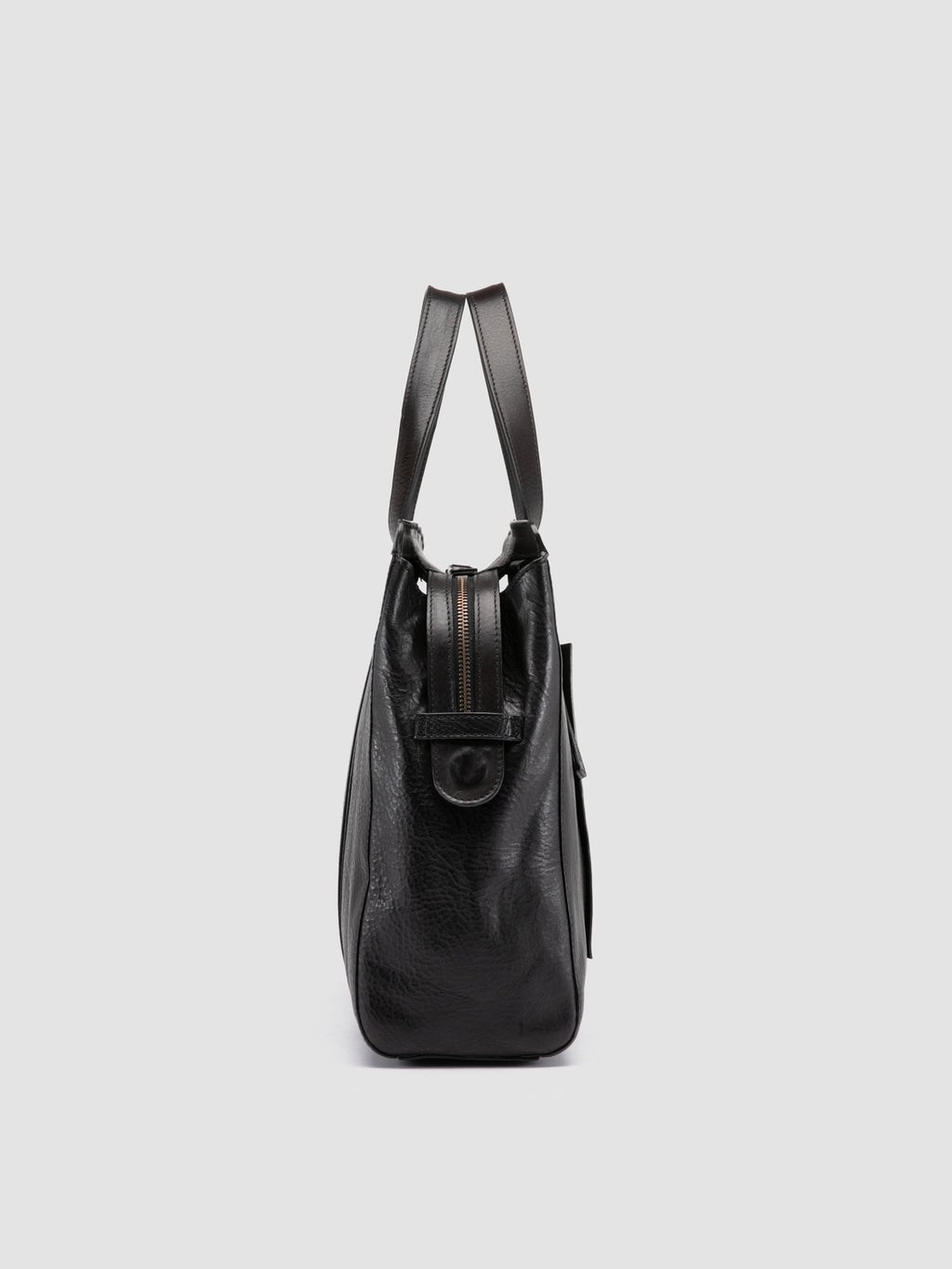 RARE 049 - Black Leather Briefcase