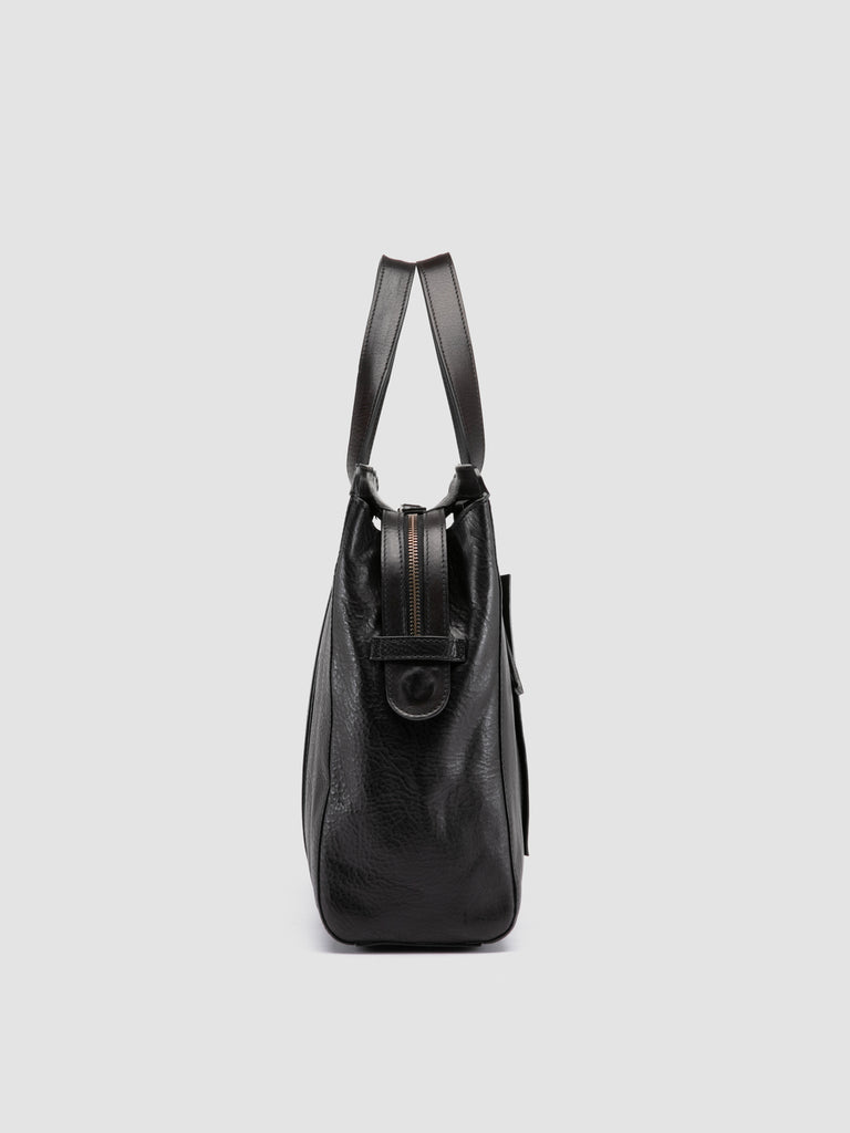 RARE 049 - Black Leather Briefcase