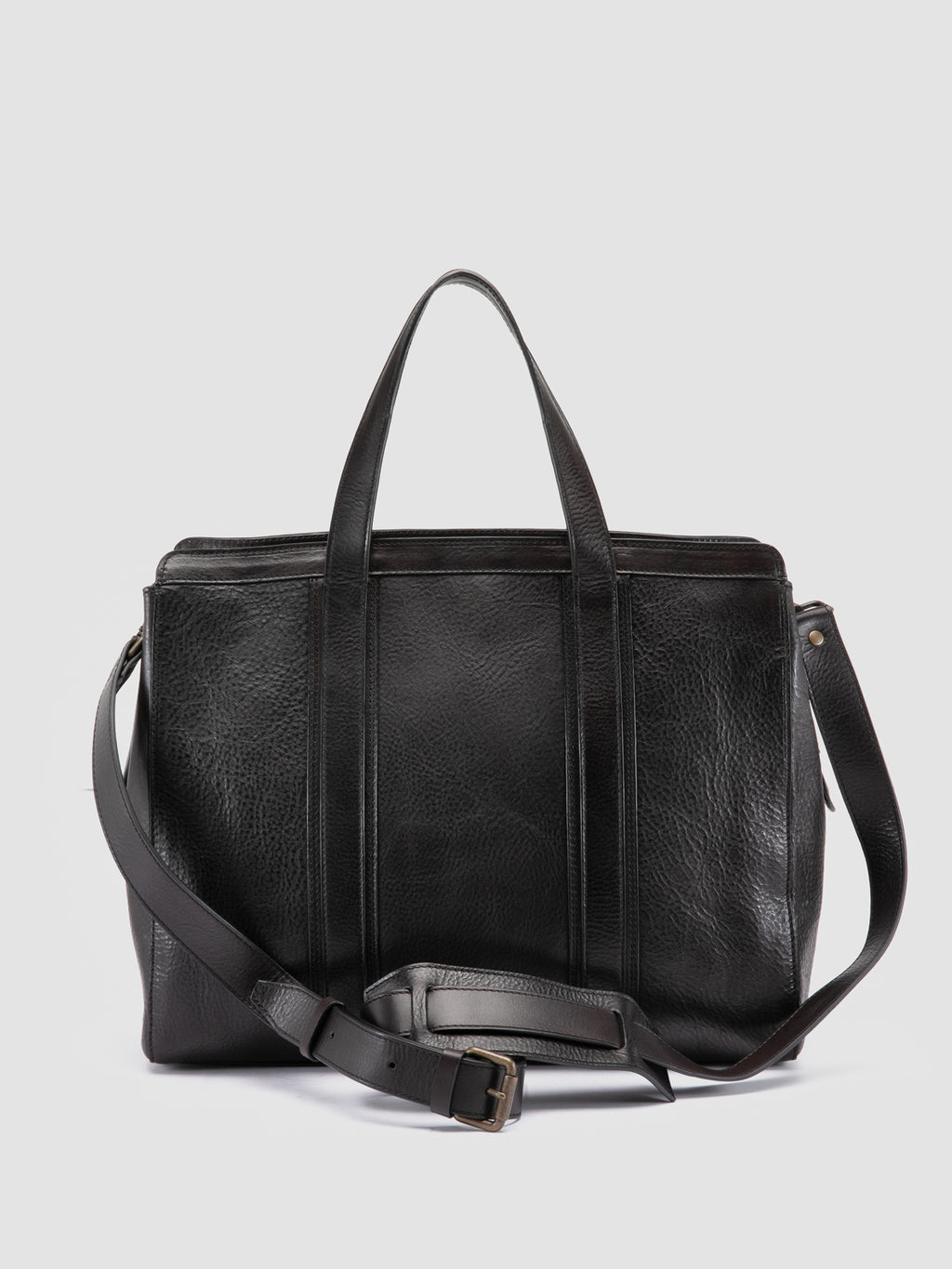 RARE 049 - Black Leather Briefcase