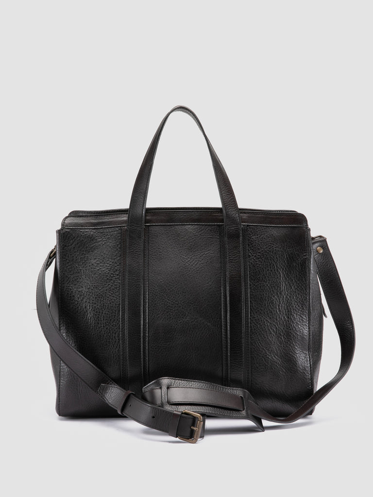 RARE 049 - Black Leather Briefcase
