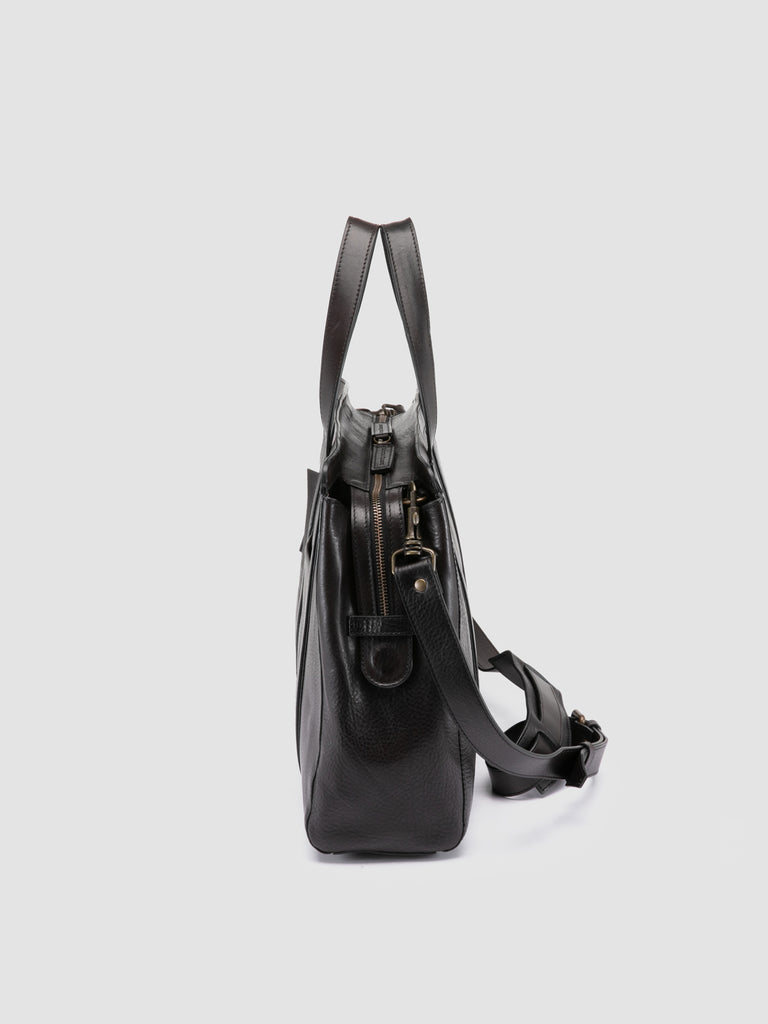 RARE 049 - Black Leather Briefcase