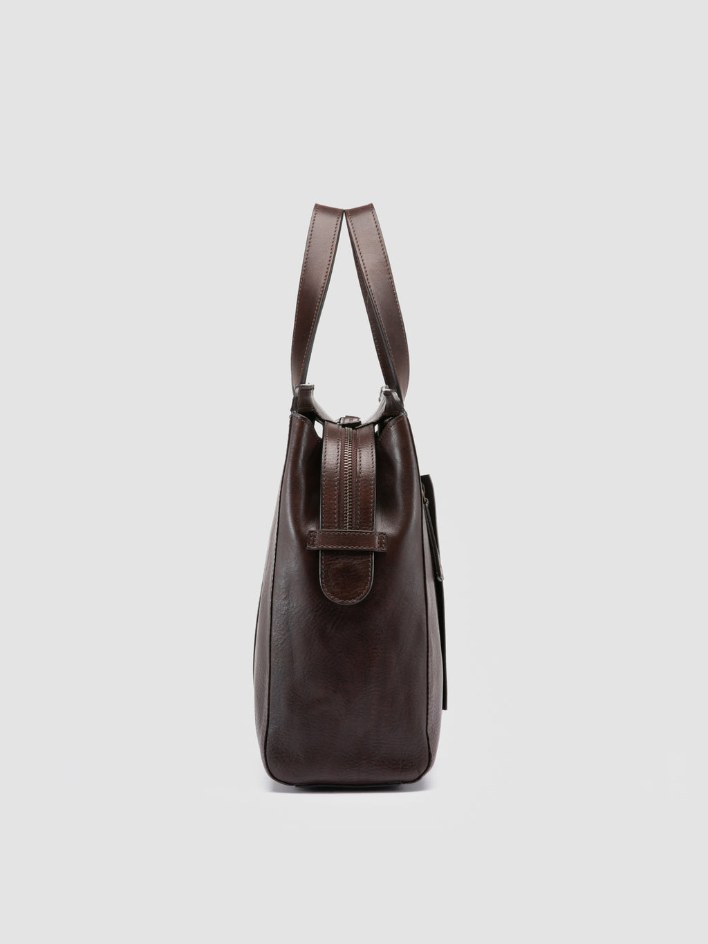 RARE 049 - Brown Leather Briefcase