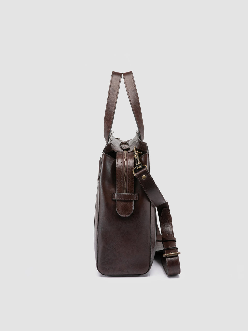 RARE 049 - Brown Leather Briefcase