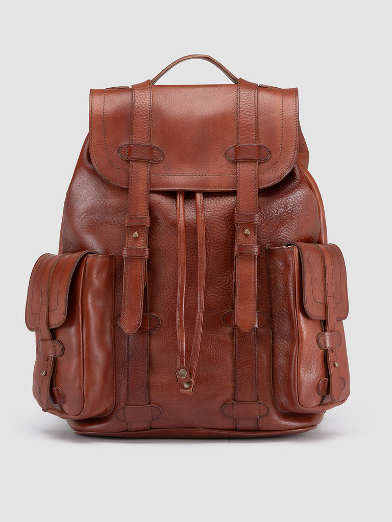 RARE 27 - Brown Leather Backpack