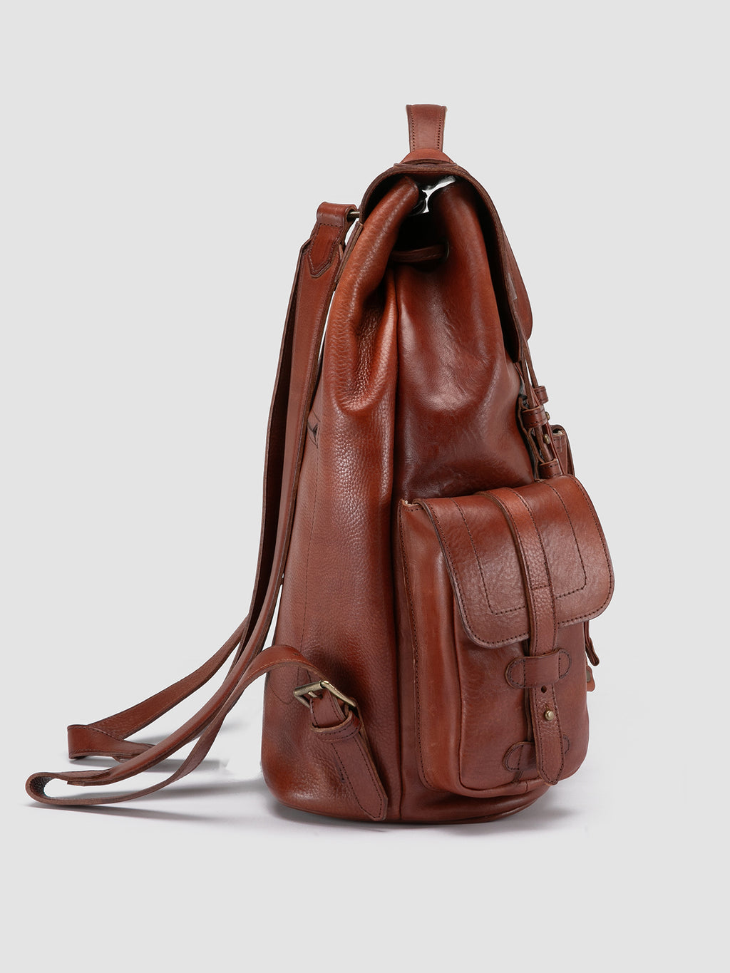 RARE 27 - Brown Leather Backpack