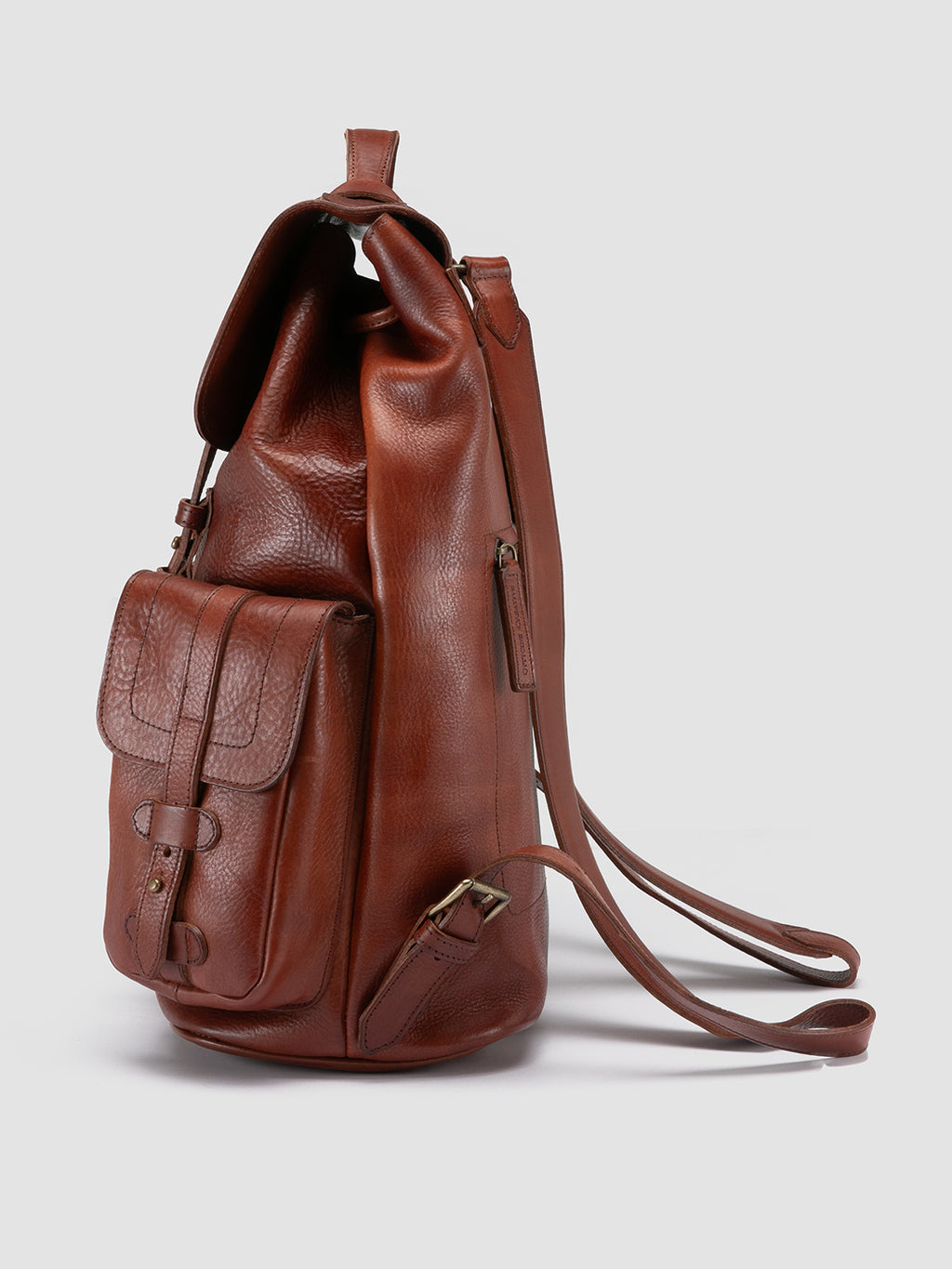 RARE 27 - Brown Leather Backpack