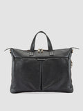 HELMET 046 - Black Leather Briefcase - thumb image 1,side view