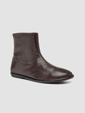 MIENNE 115 - Stivali con Zip in Pelle Marrone - thumb image 3,side view