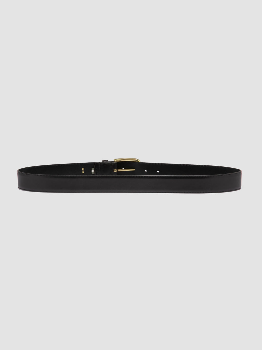 OC STRIP 04 - Black Leather belt - image 4,side view