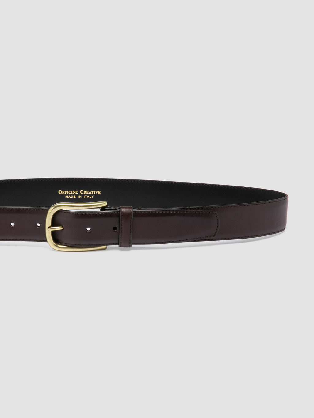 OC STRIP 04 - Brown Leather Belt - image 3,side view