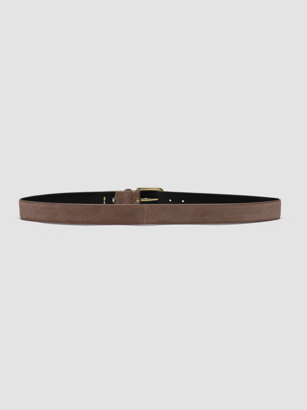 OC STRIP 04 - Beige Leather Belt - image 3,side view