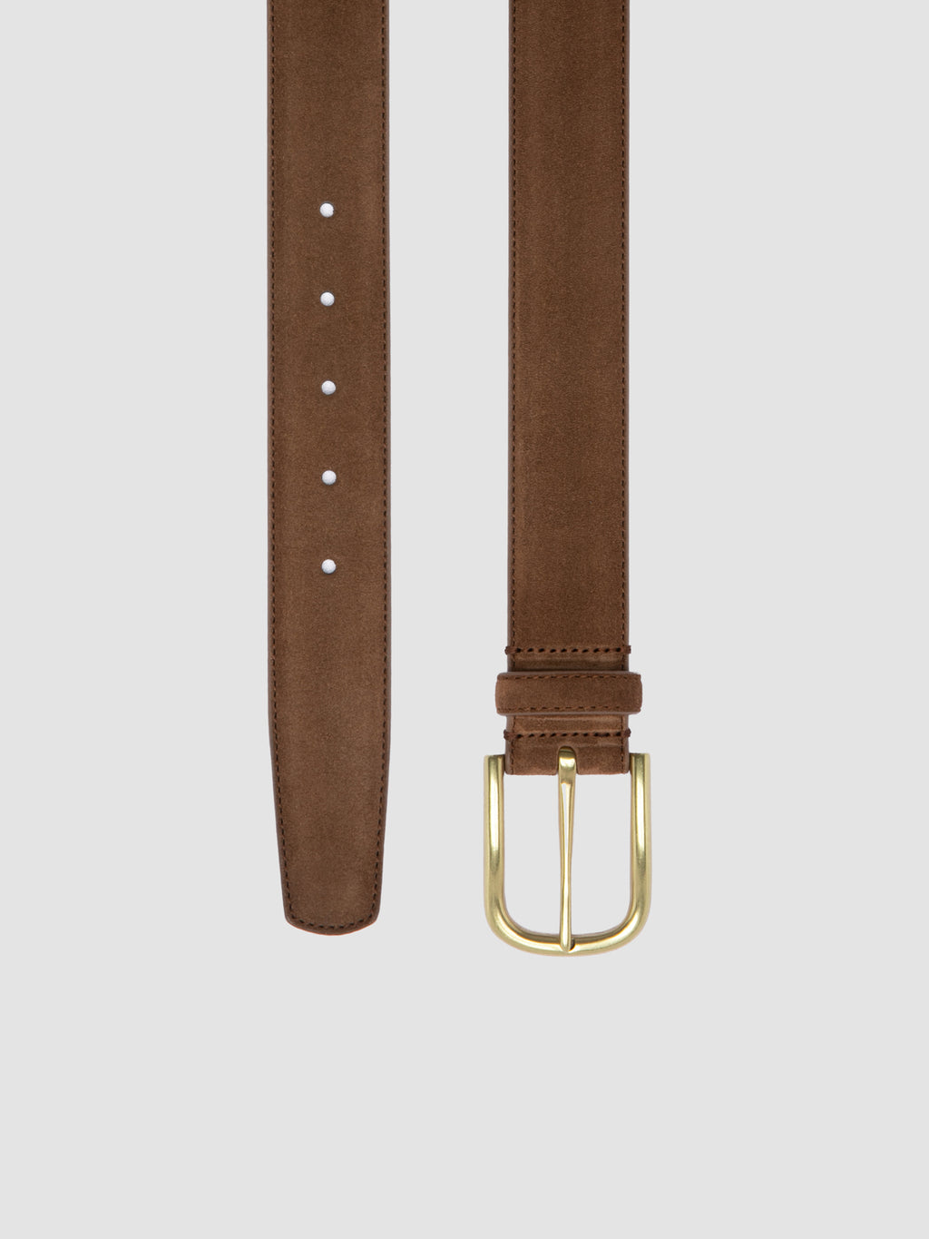 OC STRIP 04 - Brown Leather Belt - image 2,side view