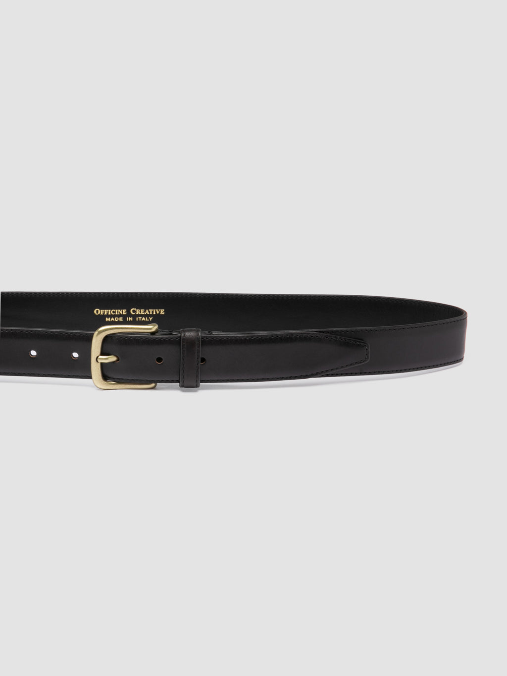 OC STRIP 05 - Black Leather Belt - image 3,side view