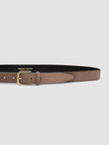 OC STRIP 05 - Beige Leather Belt - thumb image 3,side view
