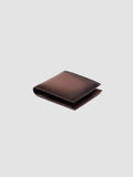 BOUDIN 02 - Burgundy Leather Bifold Wallet - thumb image 3,side view