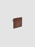 BOUDIN 22 - Brown Leather Card Holder - thumb image 5,side view