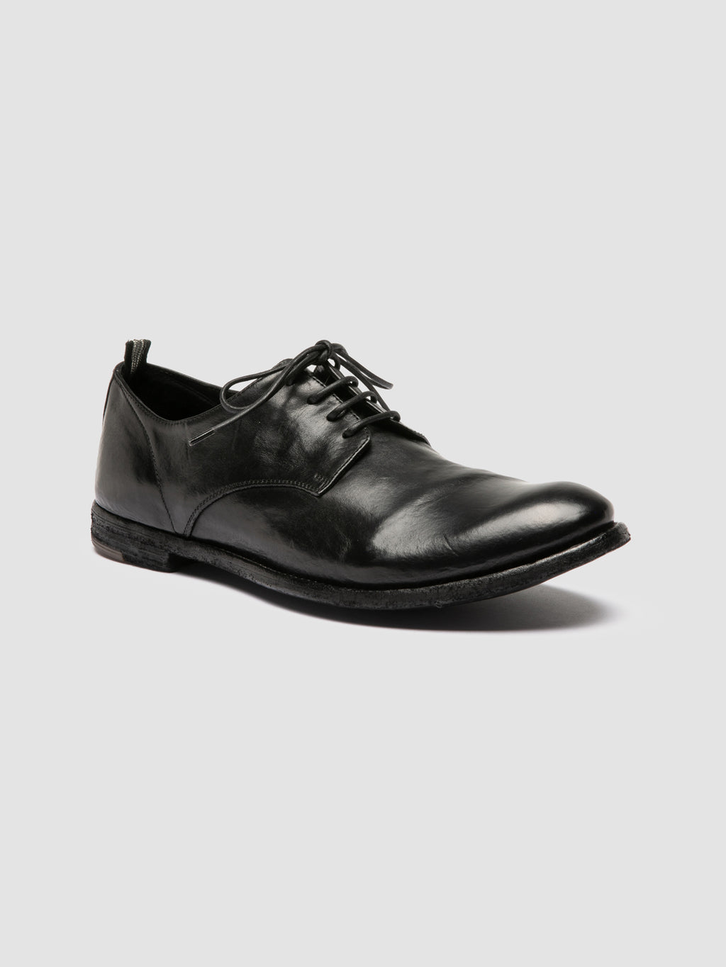 ARCHIVE 515 - Black Leather Derby Shoes