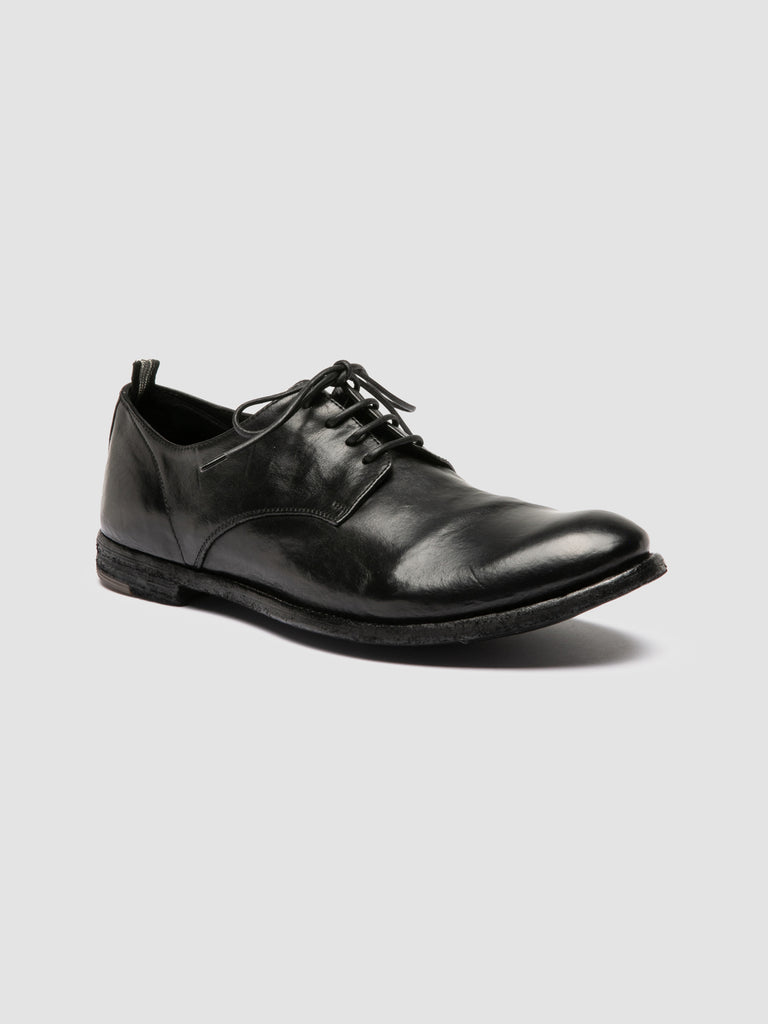 ARCHIVE 515 - Black Leather Derby Shoes