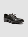 PRINCE 606 - Brown Leather Derby Shoes