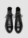 PRINCE 610 - Black Leather Lace Up Boots
