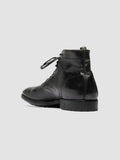 PRINCE 610 - Black Leather Lace Up Boots
