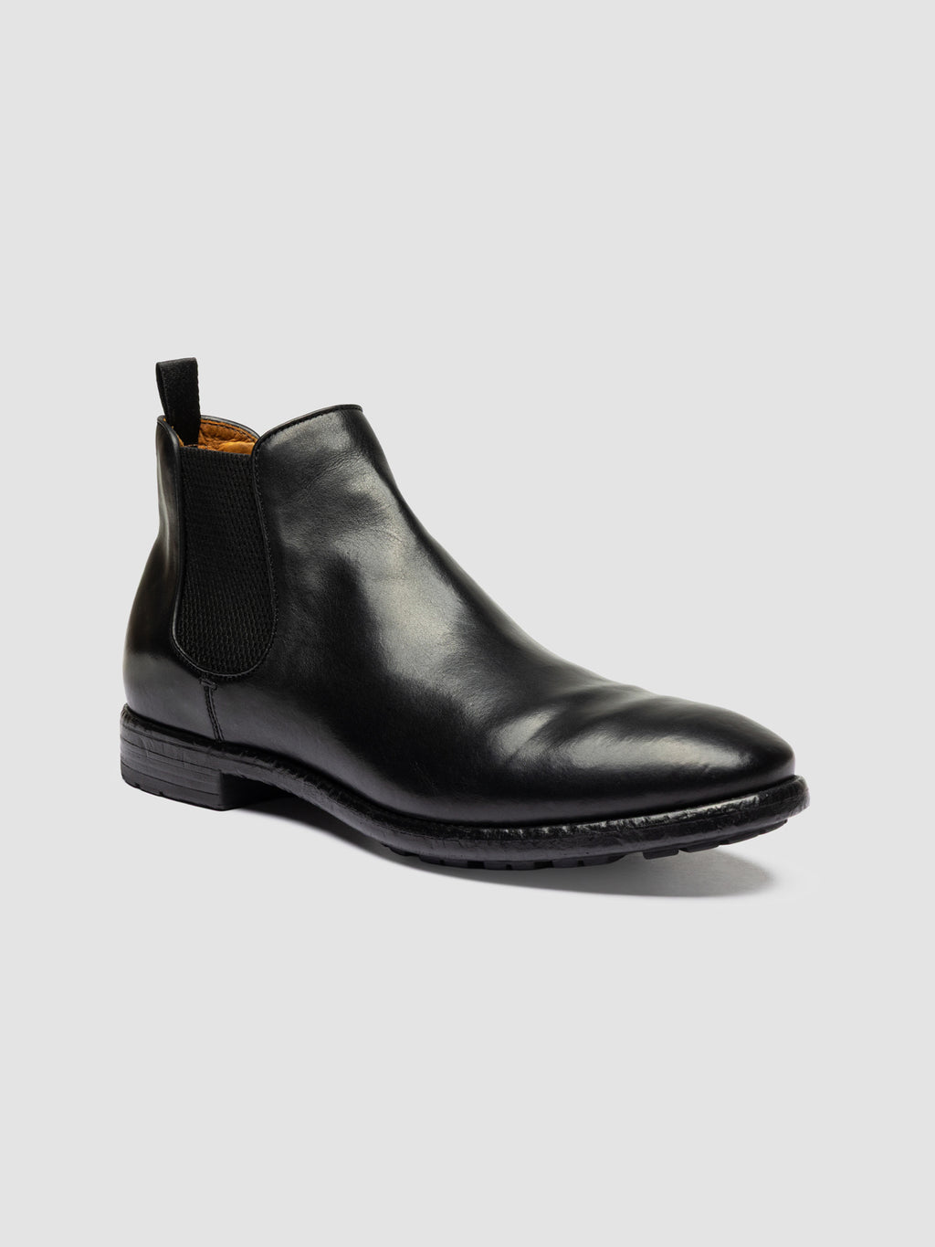 PRINCE 617 - Black Leather Chelsea Boots - image RTUPRIN617SPOI91000400 - 3