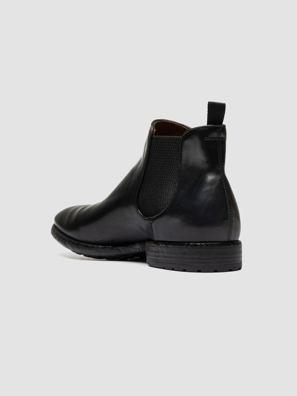 PRINCE 617 - Black Leather Chelsea Boots - image RTUPRIN617SPOI91000400 - 4