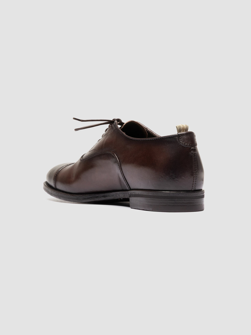 VANDERBILT CAOU 011 - Scarpe Oxford in Pelle Marrone - image 4,side view