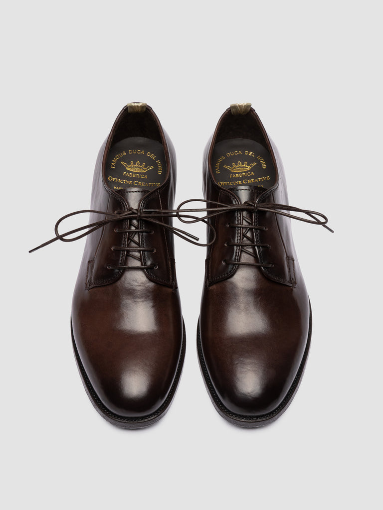 VANDERBILT CAOU 013 - Braune Derby-Schuhe aus Leder