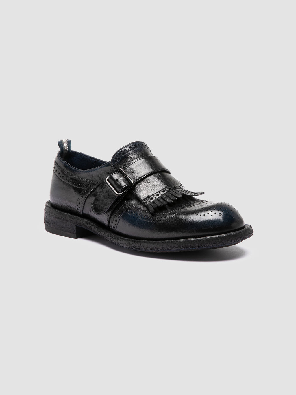 RUGGED 111 - Navy Leather Monk Shoes Officine Creative - 3