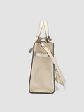 SADDLE 015 - Ivory Leather Handle Bag