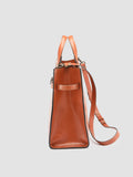 SADDLE 015 - Orange Leather Handle Bag