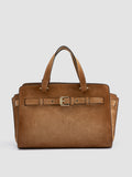 SADDLE 019 - Brown Suede Handle Bag Officine Creative - 1