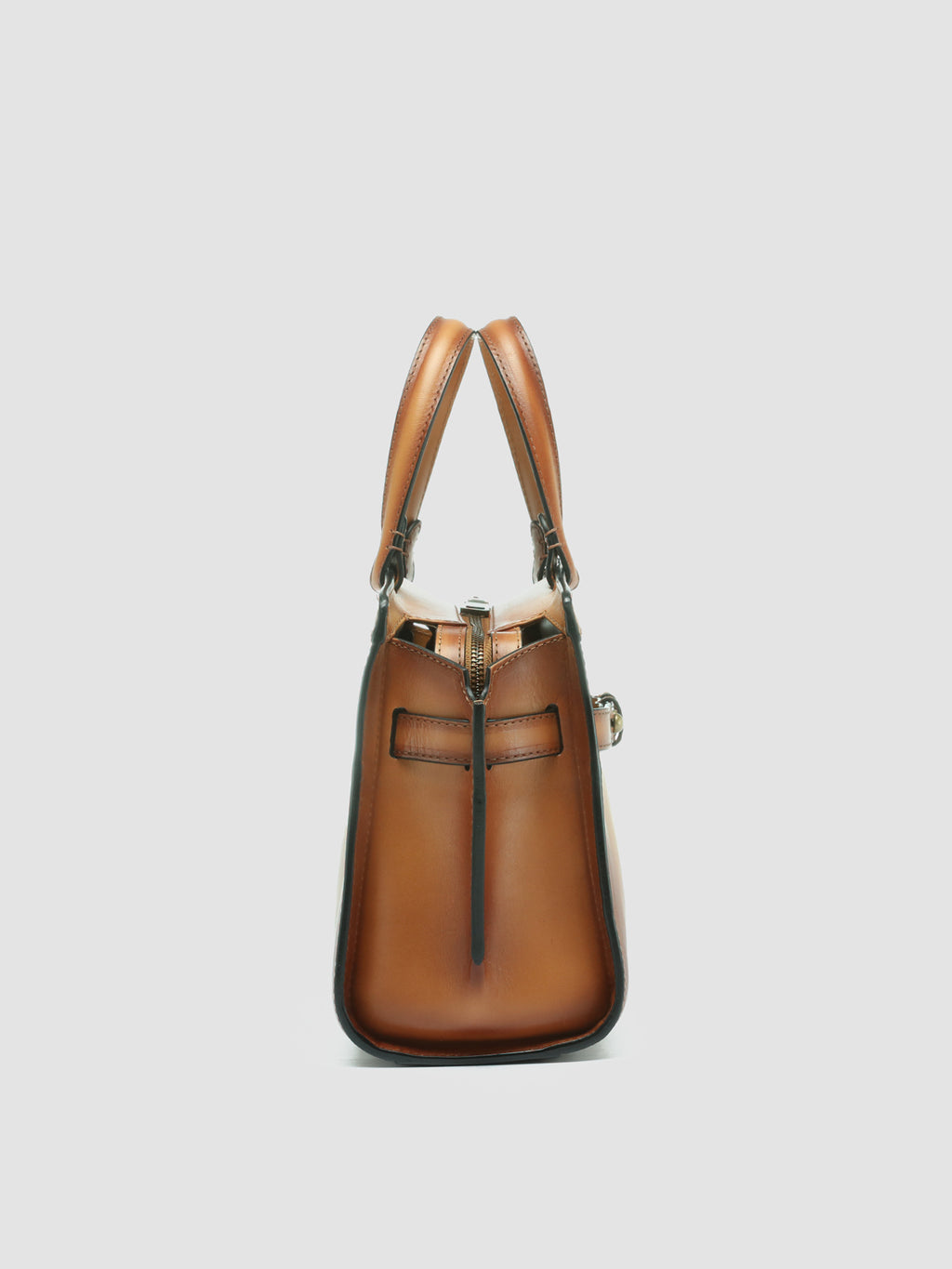 SADDLE 01 - Brown Leather Shoulder Bag