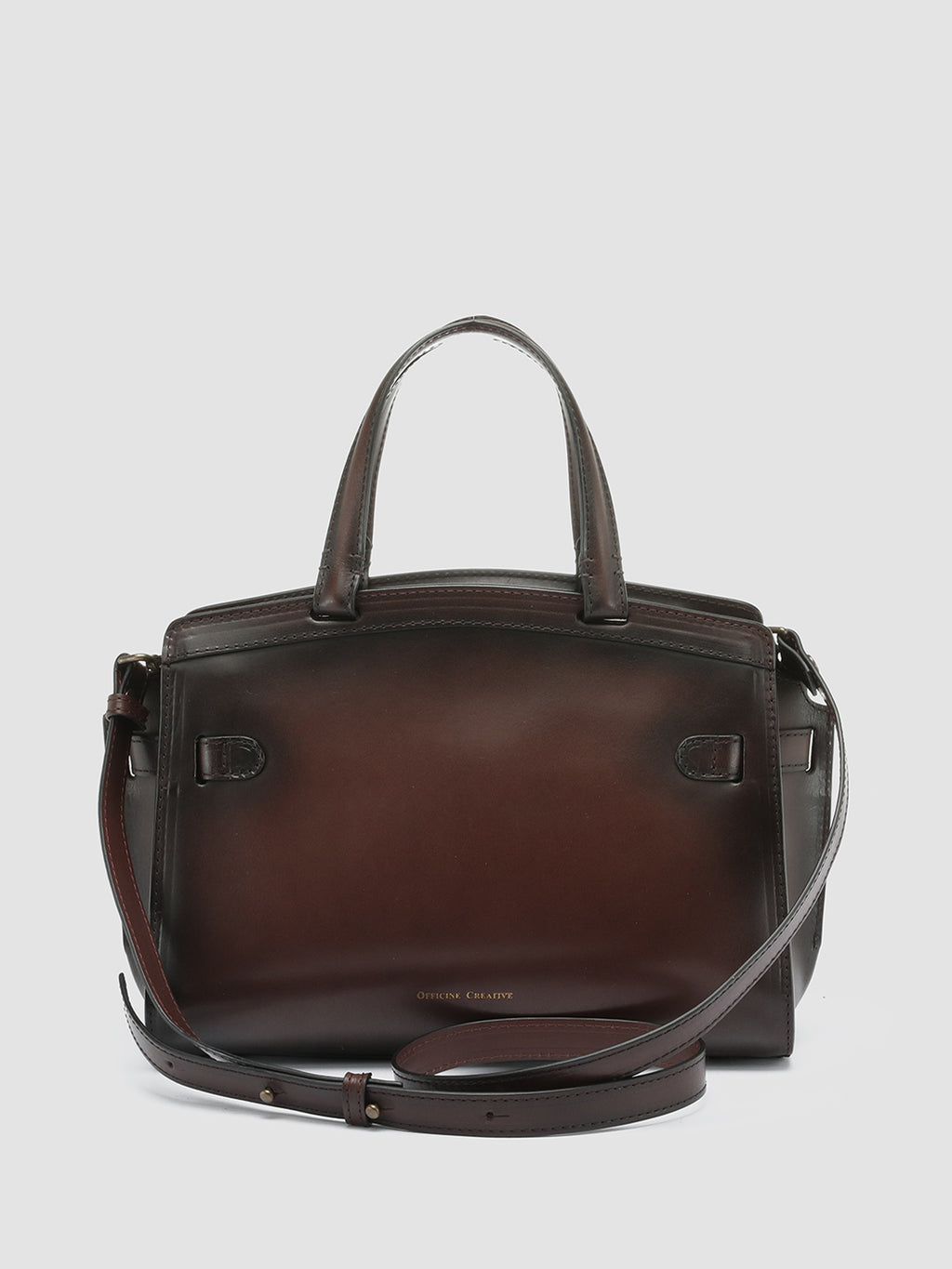 SADDLE 01 - Brown Leather Shoulder Bag