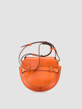 SADDLE 04 - Orange Leather Crossbody Bag