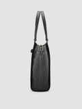 SADDLE 02 - Black Leather Shoulder Bag