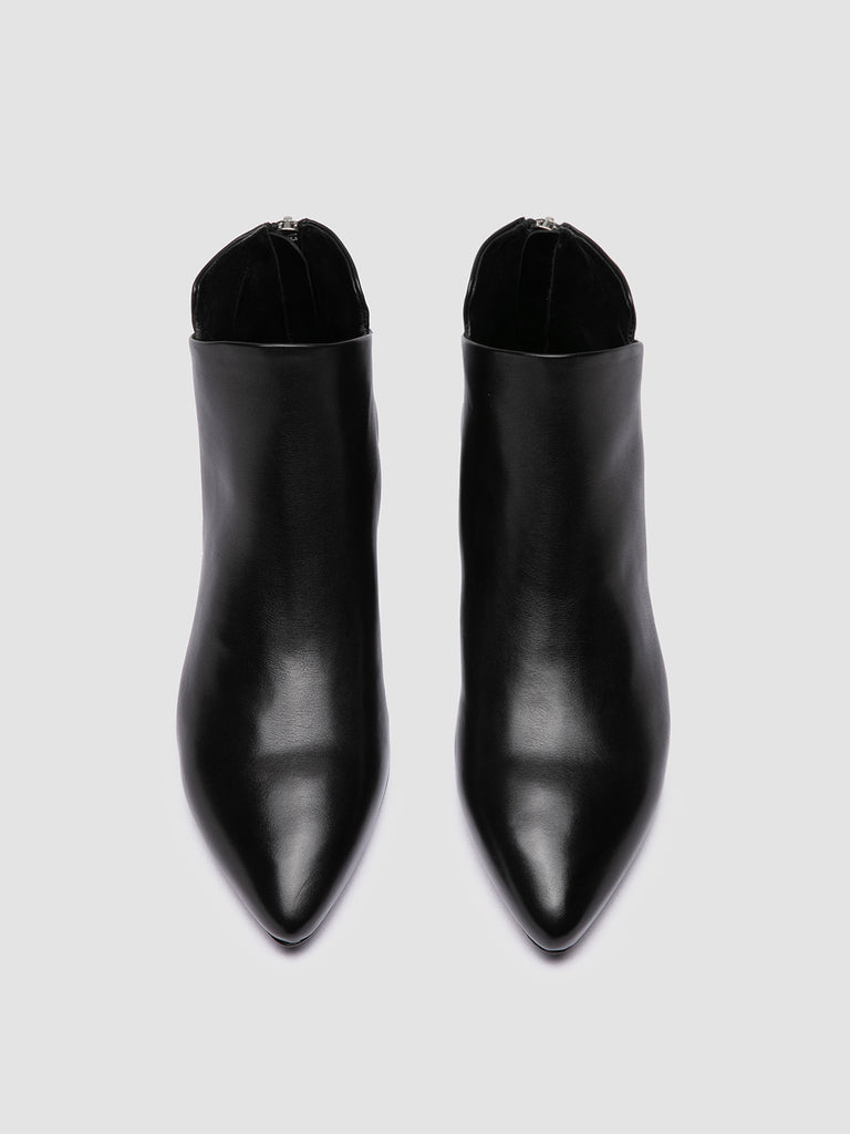SAGE 108 - Black Leather Ankle Boots