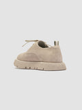SATURNINE 001 - Beige Suede Derby Shoes