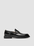 SAX FLEXI 001 - Black Leather Penny Loafers