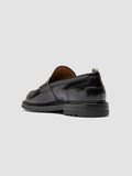 SAX FLEXI 001 - Black Leather Penny Loafers