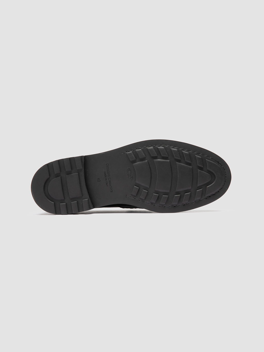 SAX FLEXI 001 - Black Leather Penny Loafers
