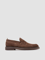 SAX FLEXI 001 - Brown Suede Penny Loafers Officine Creative - 1