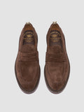 SAX FLEXI 001 - Brown Suede Penny Loafers