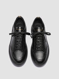 SEQUEL 001 - Black Leather Sneakers