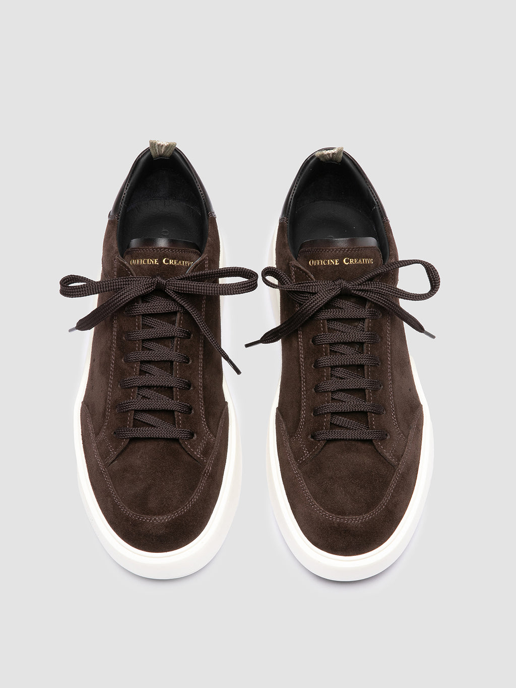 SEQUEL 002 - Brown Suede and Leather Sneakers