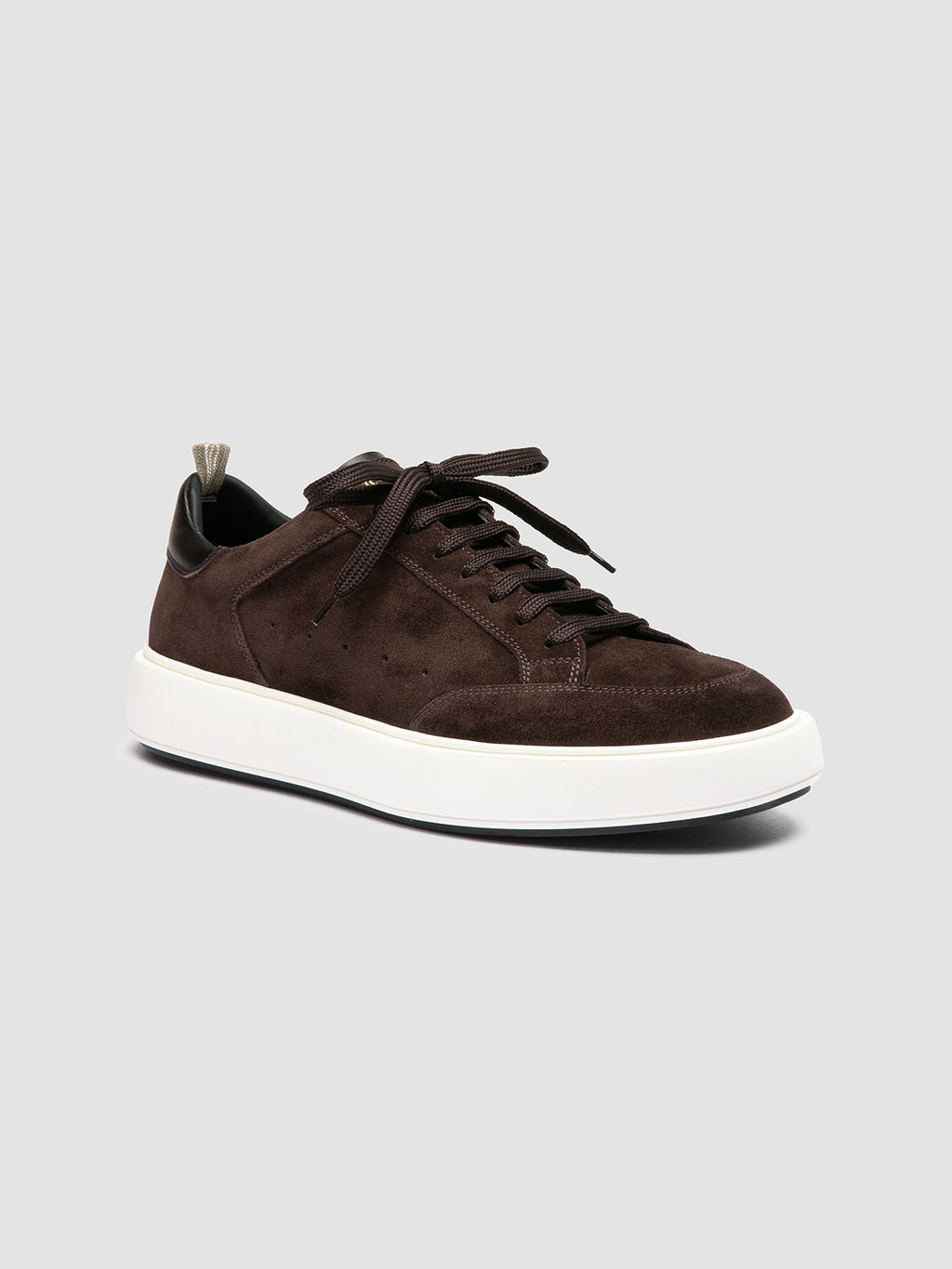 SEQUEL 002 - Brown Suede and Leather Sneakers