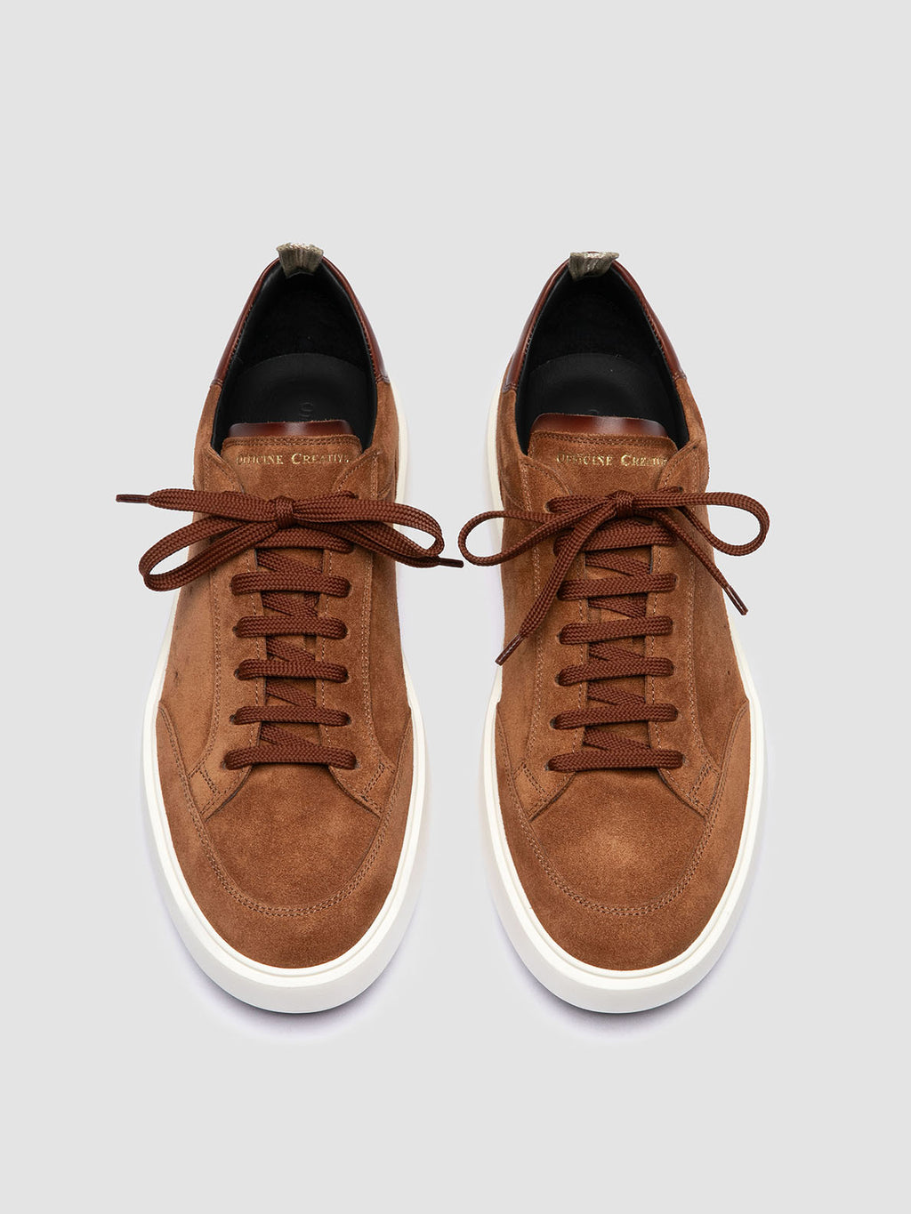 SEQUEL 002 - Brown Suede and Leather Sneakers