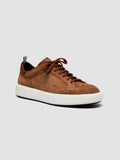 SEQUEL 002 - Brown Suede and Leather Sneakers